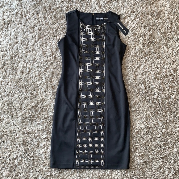 Karl Lagerfeld Dresses & Skirts - KARL LAGERFELD Black Studded Dress
